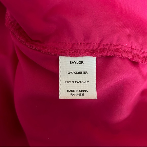 Saylor Kerrianne Eyelet Mini Dress in Magenta Size XS - Picture 13 of 14